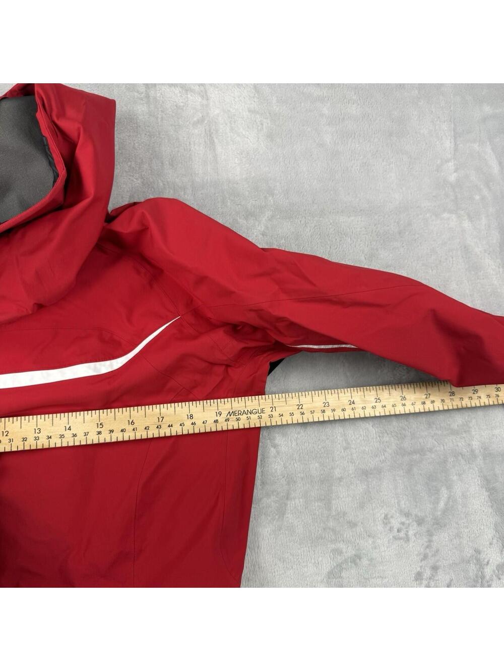 Mountain Hardwear Gore Tex Jacket Red Waterproof Hard Shell Womens M Gorpcore - Picture 8 of 11